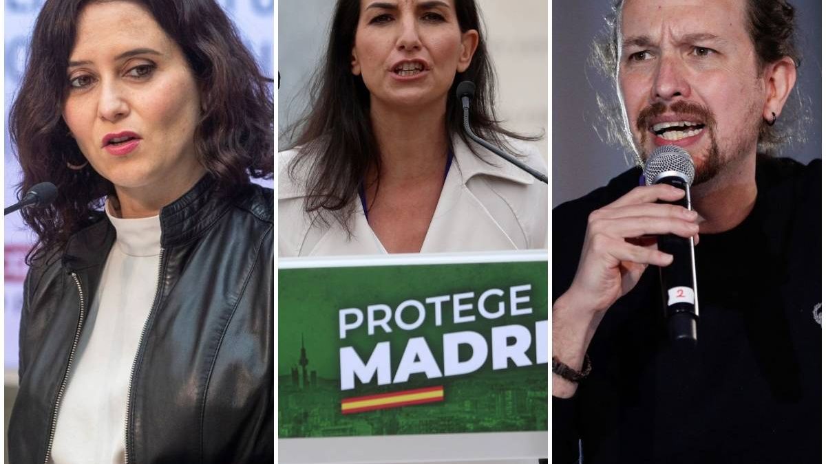 Iglesias, Monasterio, Díaz Ayuso... Todos los candidatos a estas elecciones en Madrid 
