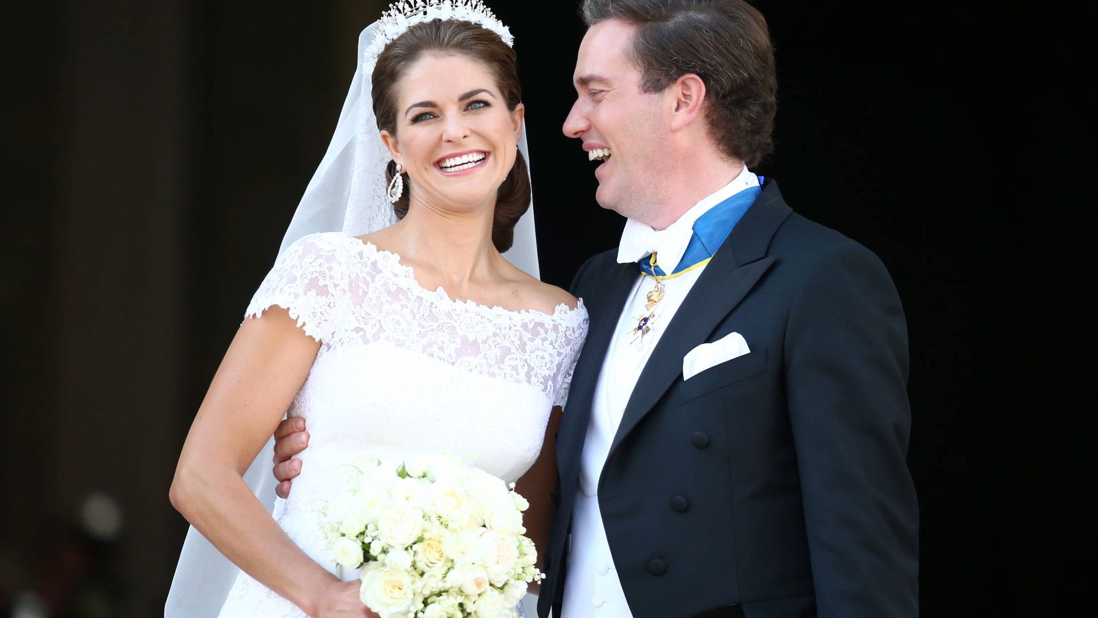 Foto: La princesa Magdalena y Chris O'Neill el día de su boda. (Getty Images)