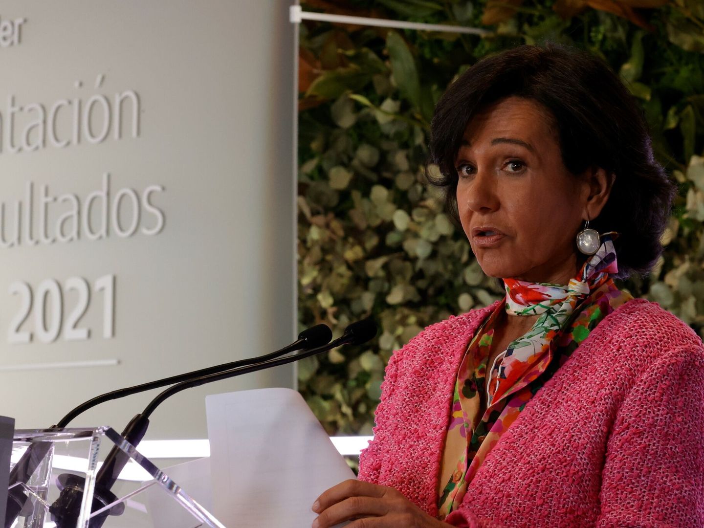 Ana Botín, presidenta de Santander. (EFE)