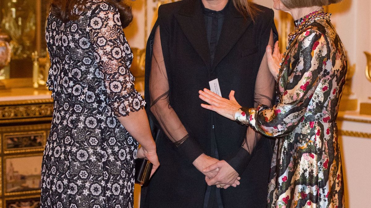 Kate Middleton y Anna Wintour, el encuentro de dos 'musas' de la moda en Buckingham