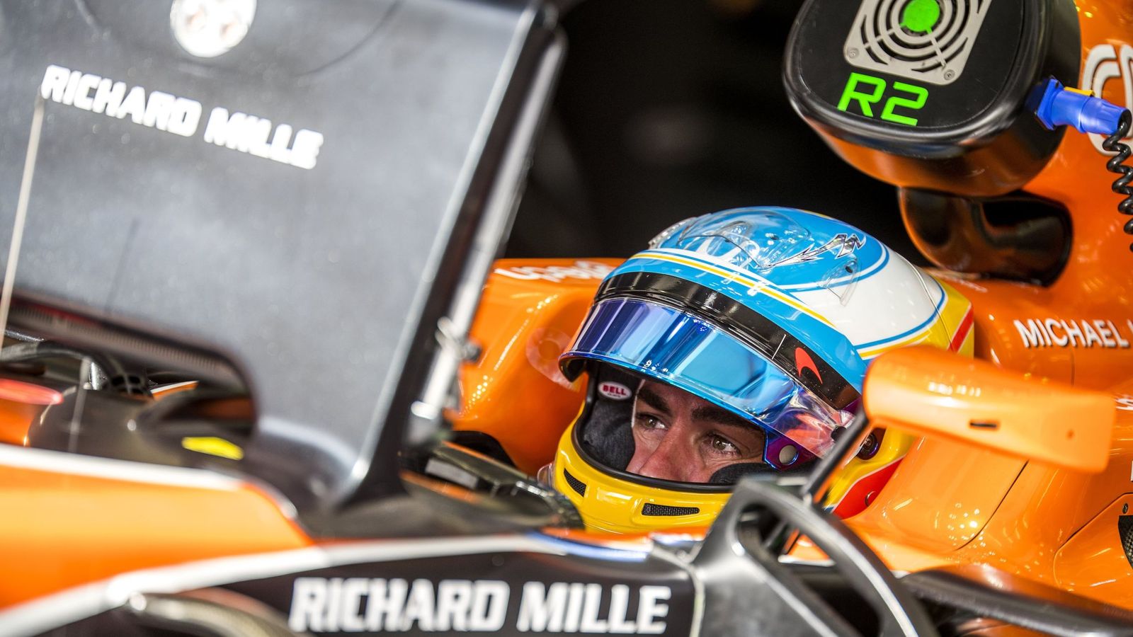 Foto: Fernando Alonso, durante este GP de Baréin. (EFE)