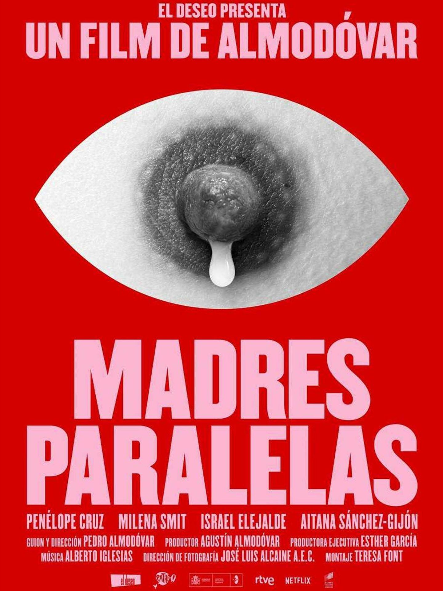 Cartel Teaser de 'Madres Paralelas'.(El Deseo)