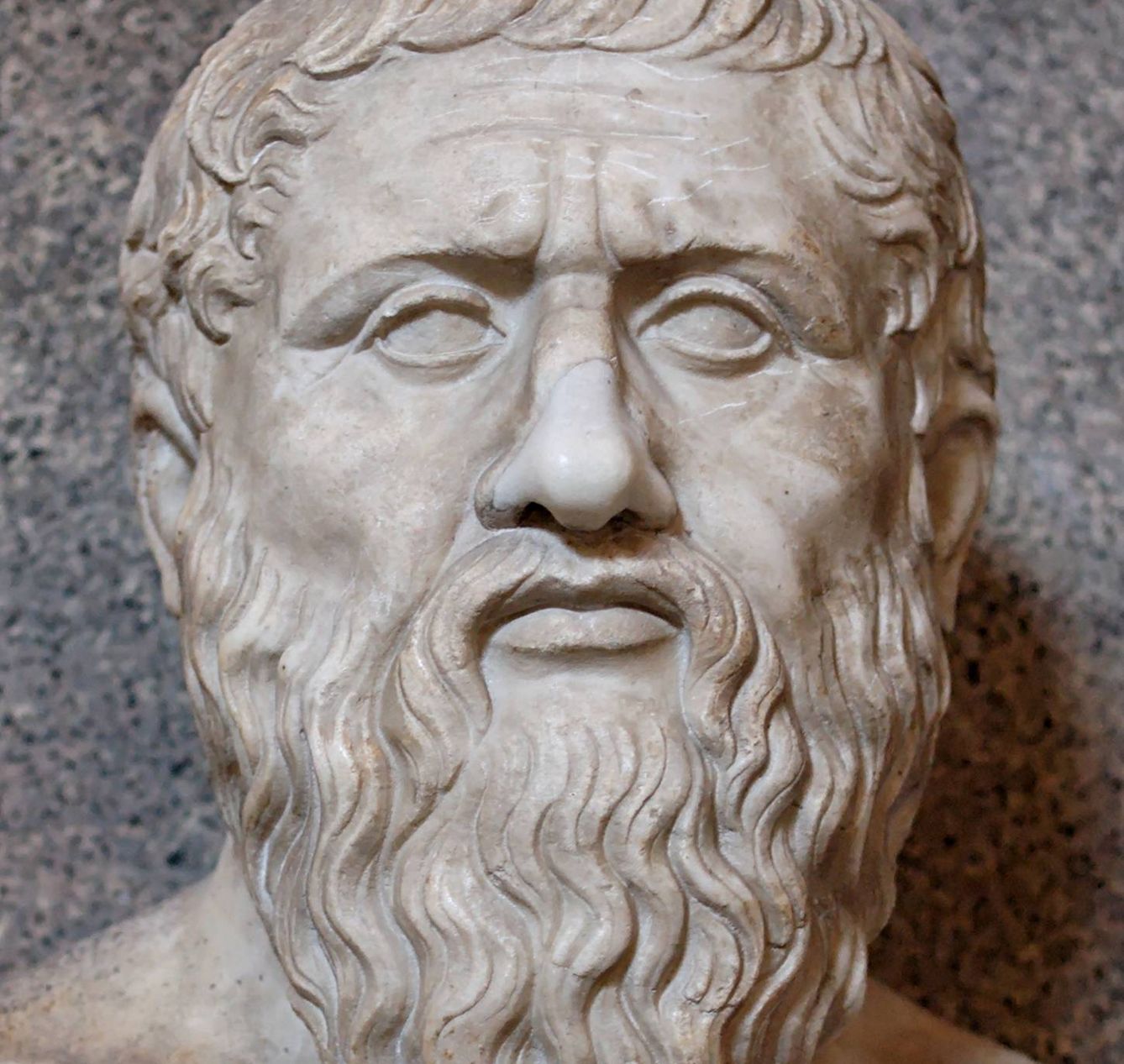 Busto de Platón en el museo Pío-Clementino del Vaticano.