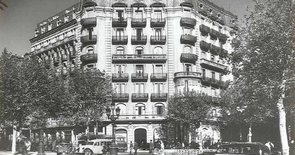 Foto: El hotel Majestic en una imagen del siglo pasado. 