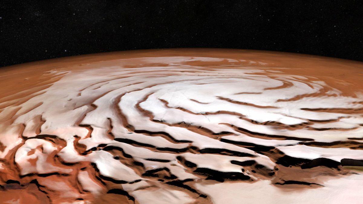 Científicos dicen ahora que el polo sur de Marte podría no tener agua 