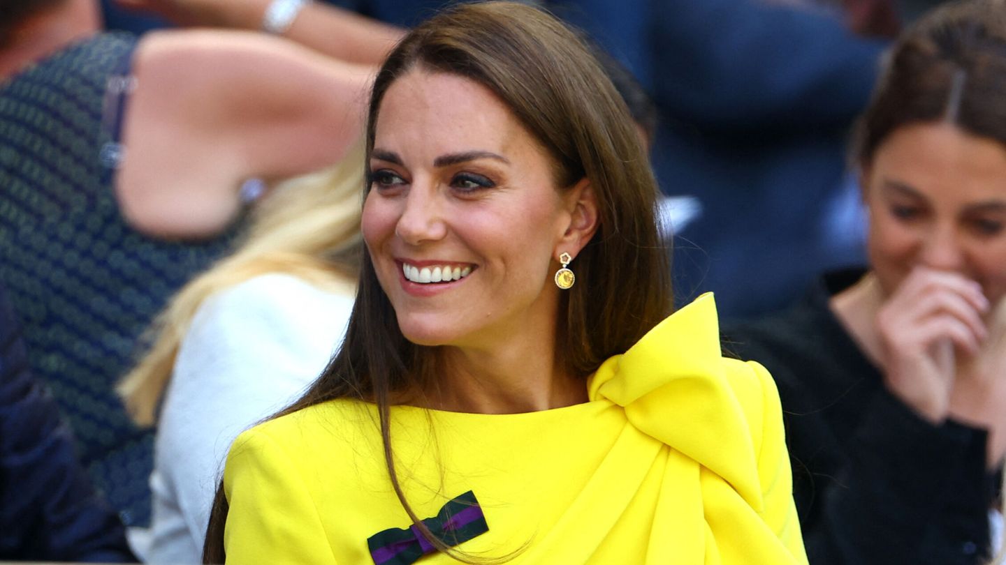 Kate Middleton, muy sonriente durante el partido. (REUTERS/Hannah Mckay)