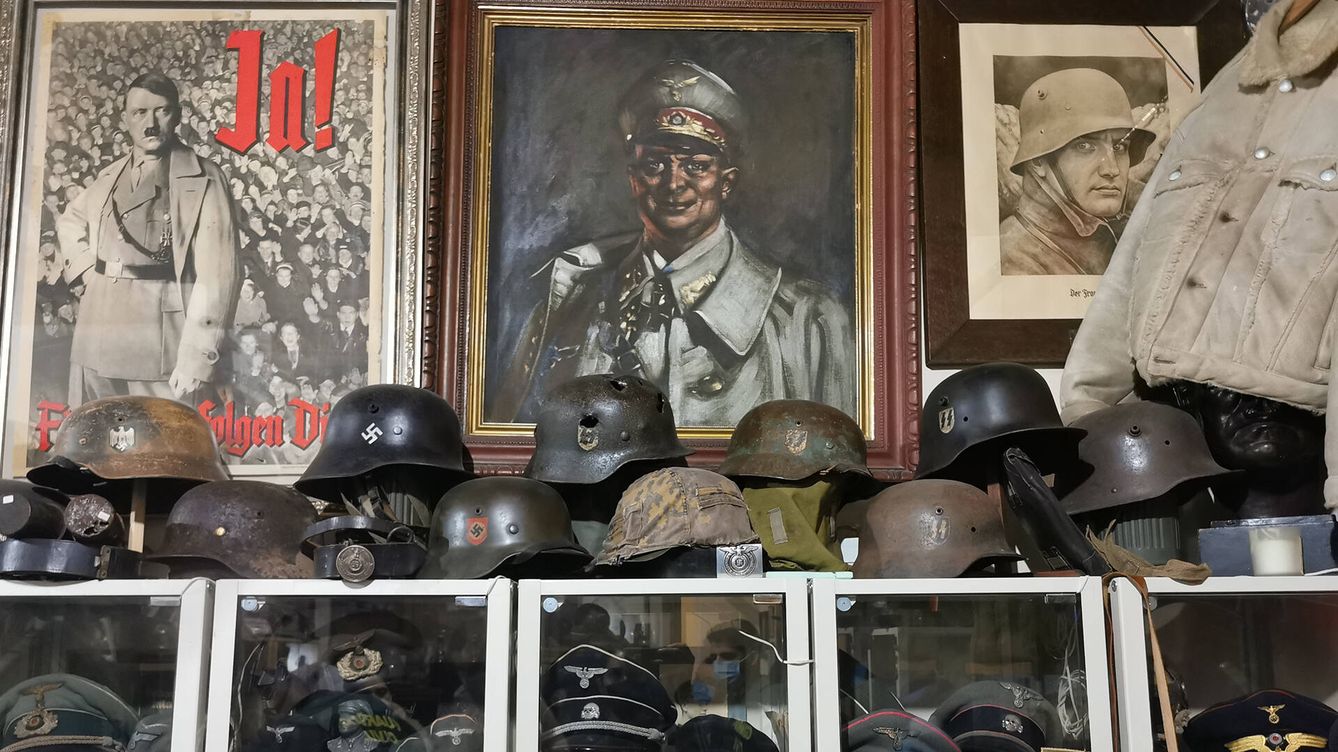 Foto: Tilo K. había montado en su casa un pequeño museo al Tercer Reich. (Cedida)