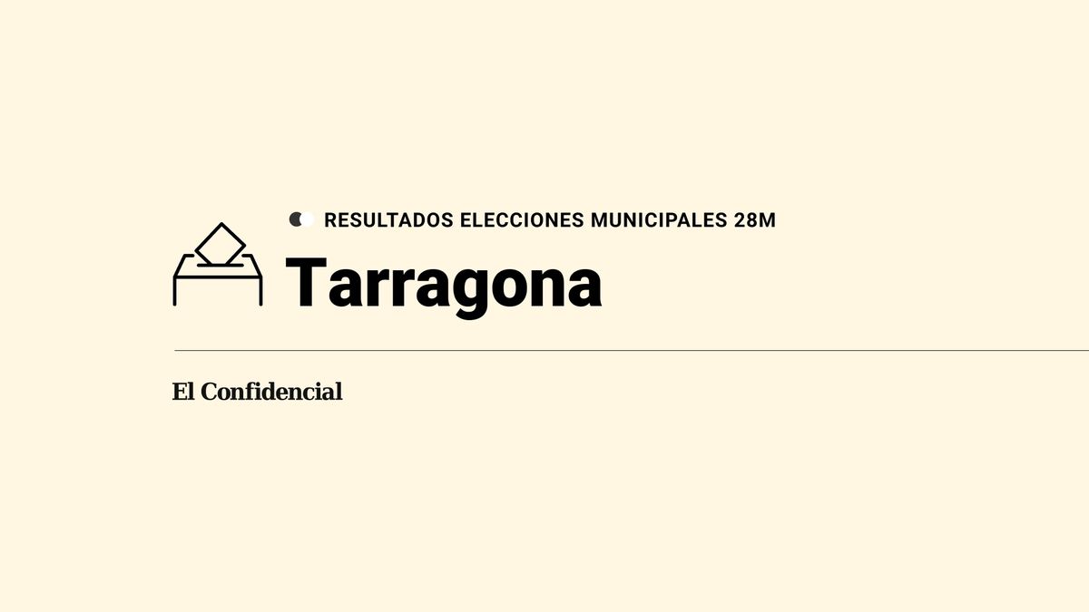 Resultados y ganador en Tarragona durante las elecciones del 28-M, escrutinio en directo