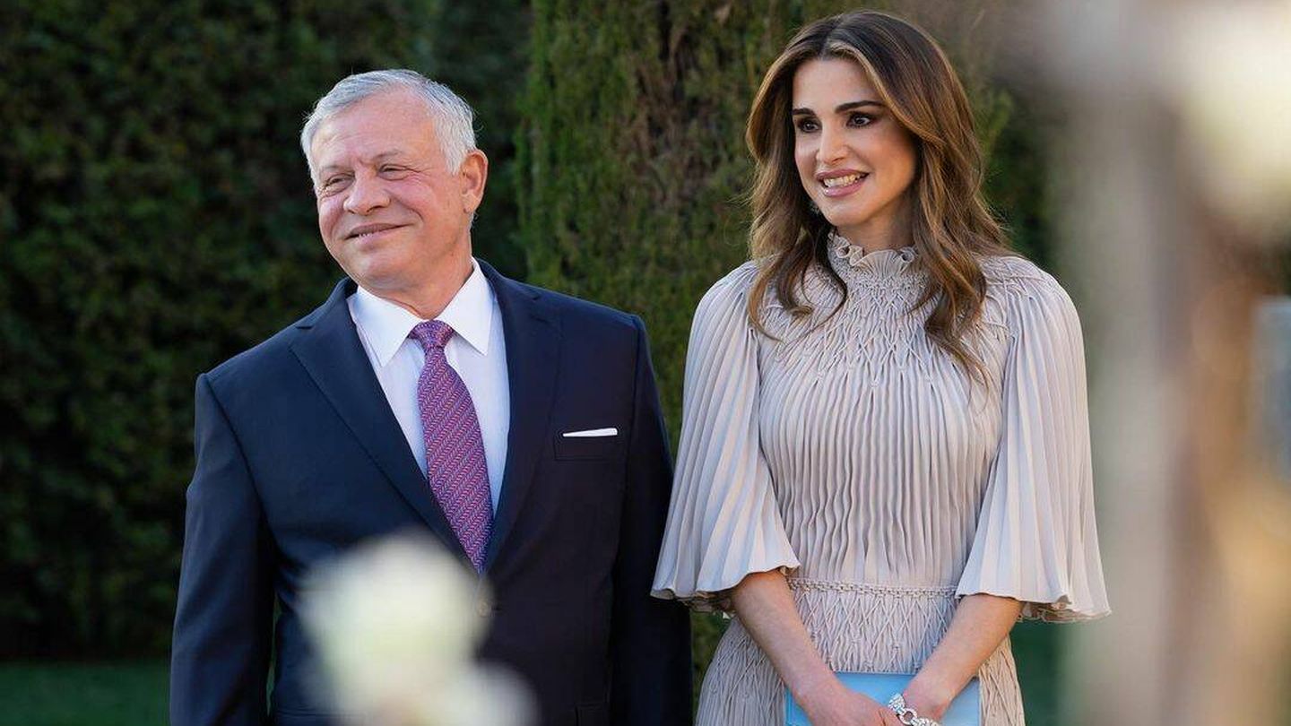 Abdalá II de Jordania, junto a su esposa, Rania de Jordania 