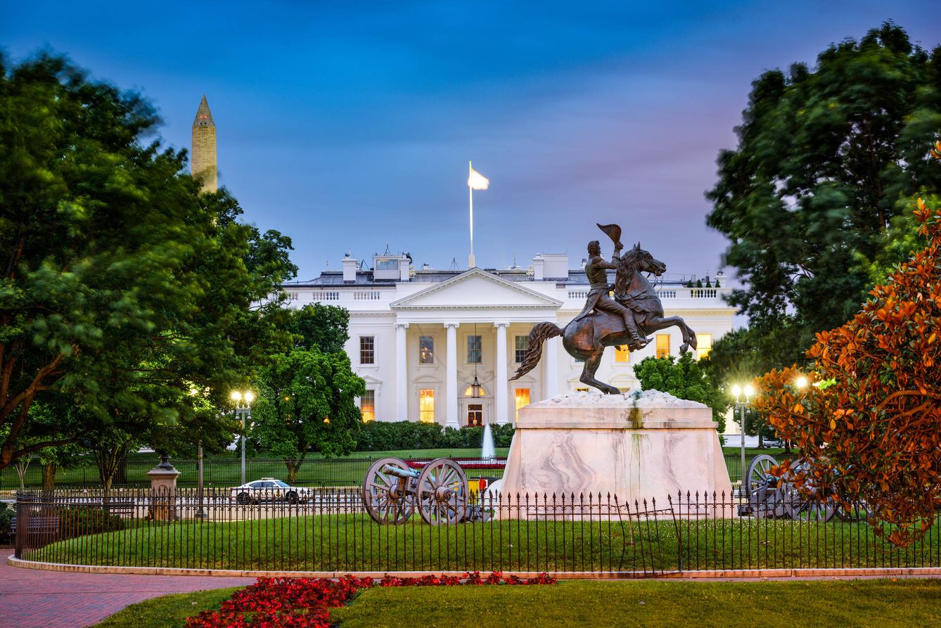 Casa Blanca en Washington DC. (iStock)