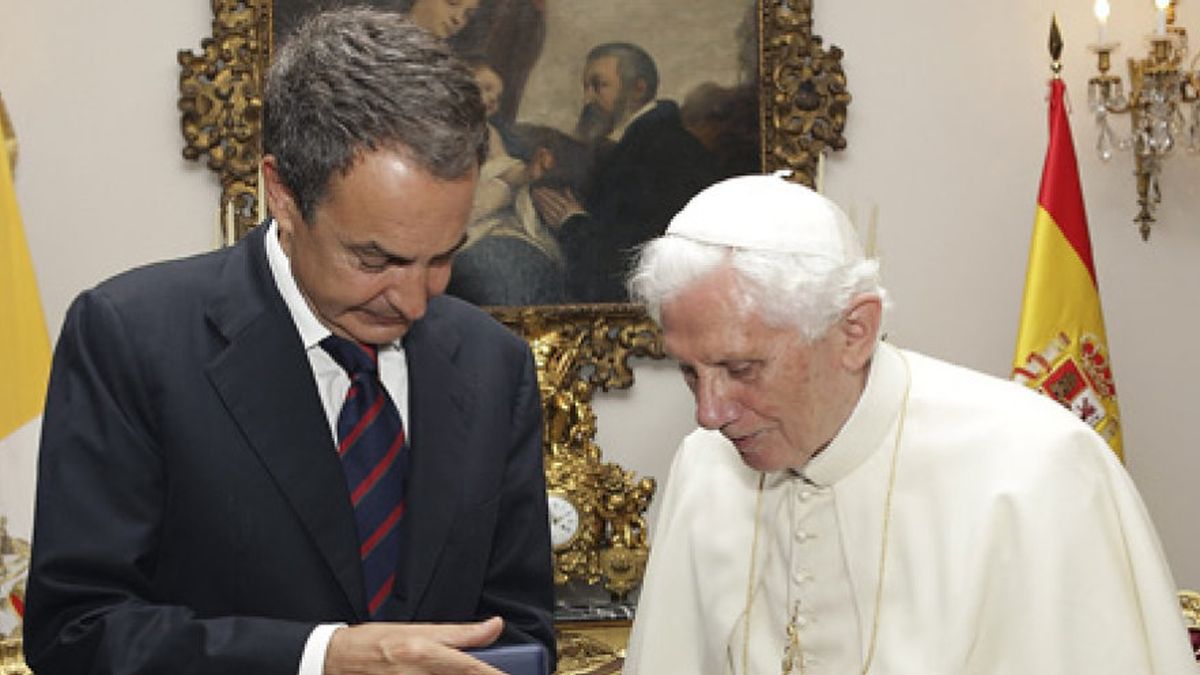 Zapatero se encuentra con Benedicto XVI por cuarta vez