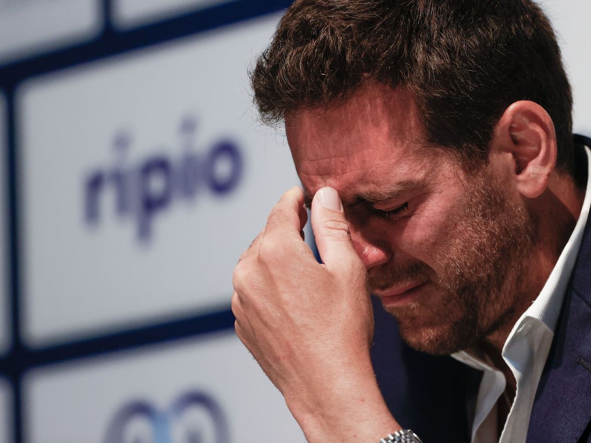 Foto: La Torre de Tandil anunció su retirada entre lágrimas antes de jugar el Argentina Open. (EFE/Juan Ignacio Roncoroni)