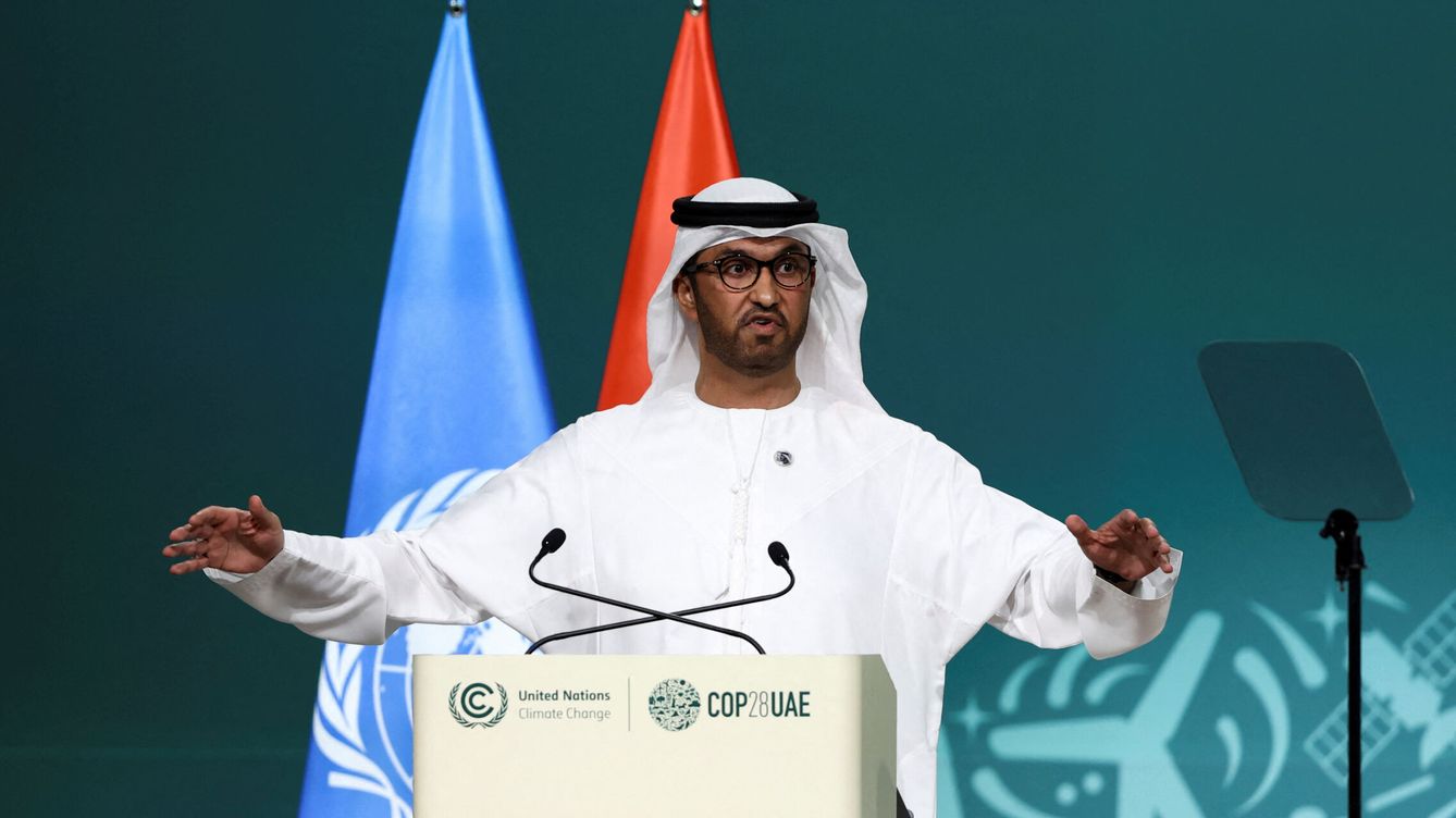 Foto: Inauguración de la Cumbre de Dubái por parte de su presidente, Sultan Ahmed Al Jaber. (Reuters/A.Alfiky)