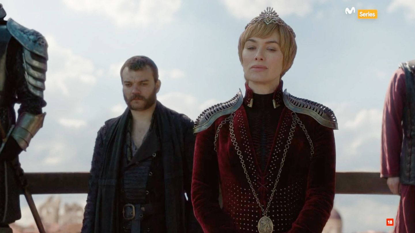 Cersei y Euron, escuchando a Tyrion. (Movistar)
