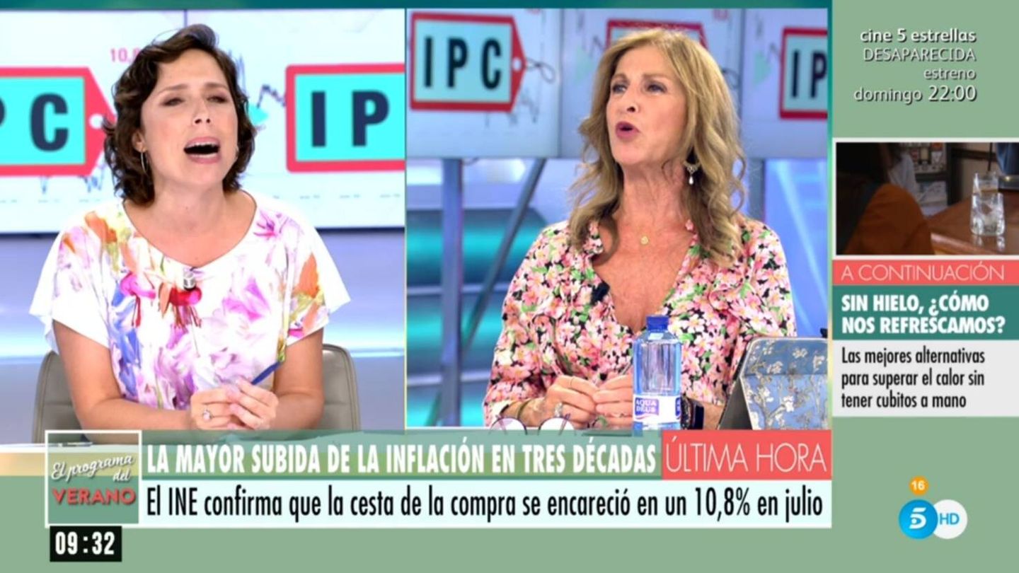 Marta Nebot y Carmen Tomás en 'El programa de AR'. (Mediaset España)