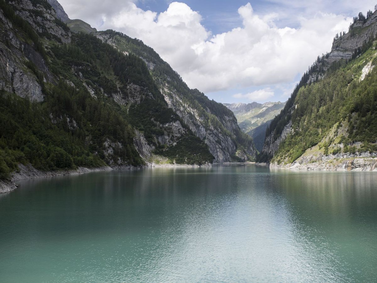 Foto: La presa Gigerwald en Vaettis, en el cantón de San Galo (Suiza). (EFE)