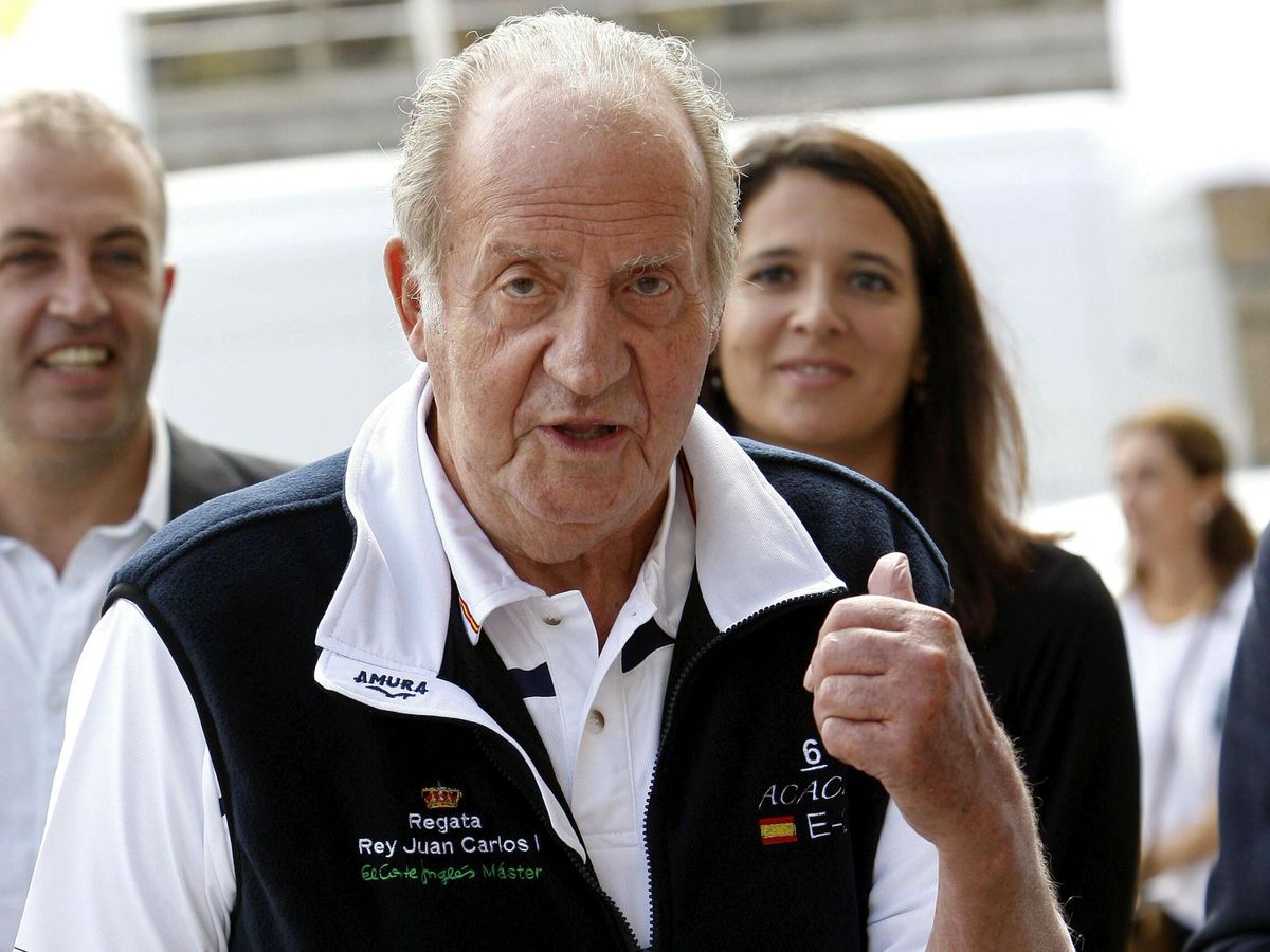 Foto: El rey Juan Carlos, en Sanxenxo en septiembre de 2015. (EFE/Salvador Sas)
