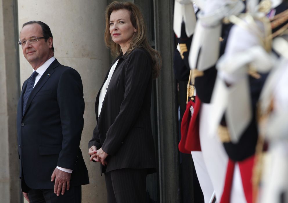 Foto: Hollande y su pareja, en una fotografía de archivo (I. C)