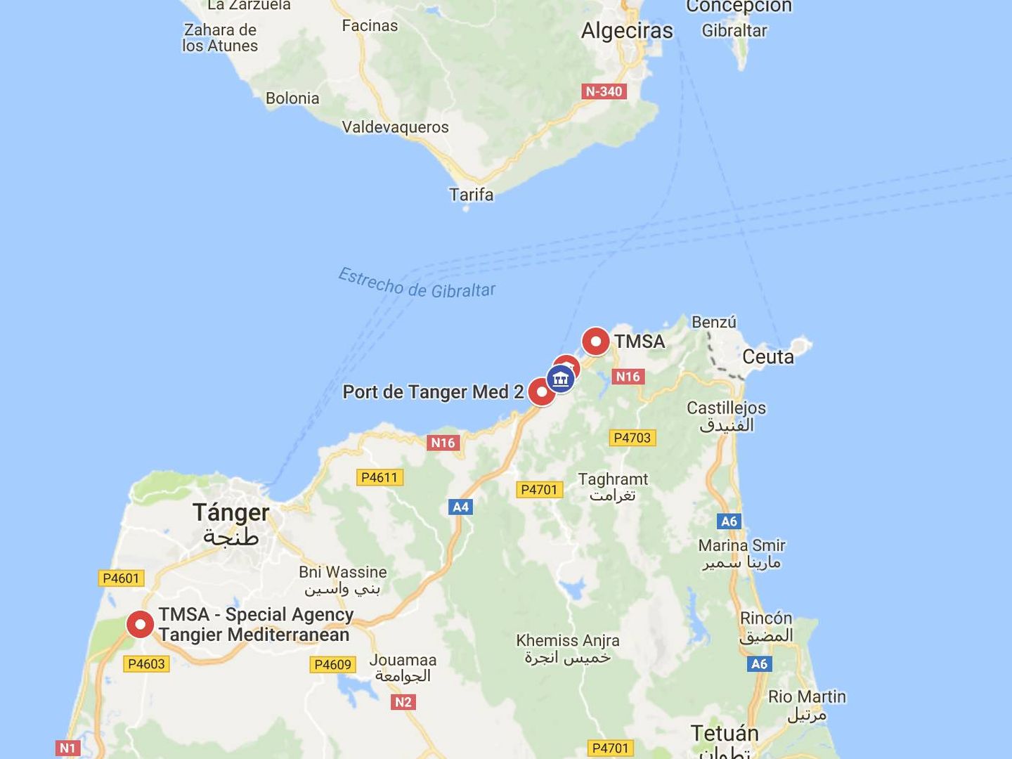 Tanger Med, en la puerta del Mediterráneo, acoge buques de Europa, Asia y América.