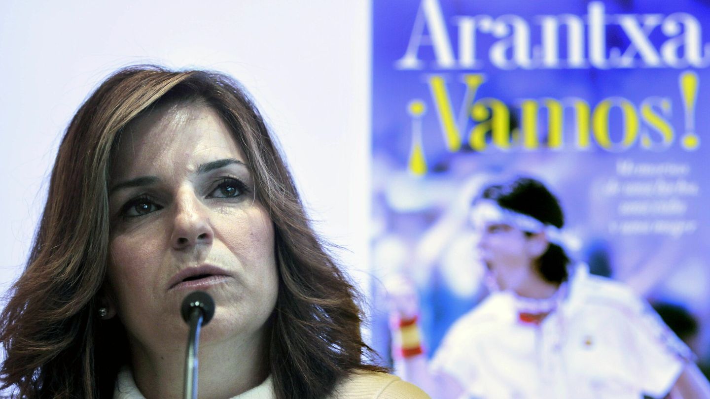 Arantxa Sánchez Vicario, durante la presentación de su libro en Barcelona. (EFE/Alberto Estévez)