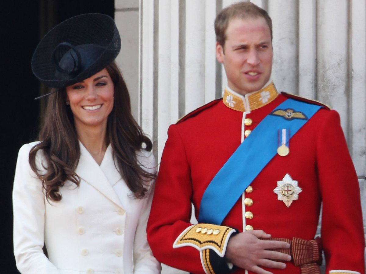 Foto: Kate Middleton, junto al príncipe Guillermo en el Trooping The Colour de 2011. (Getty)