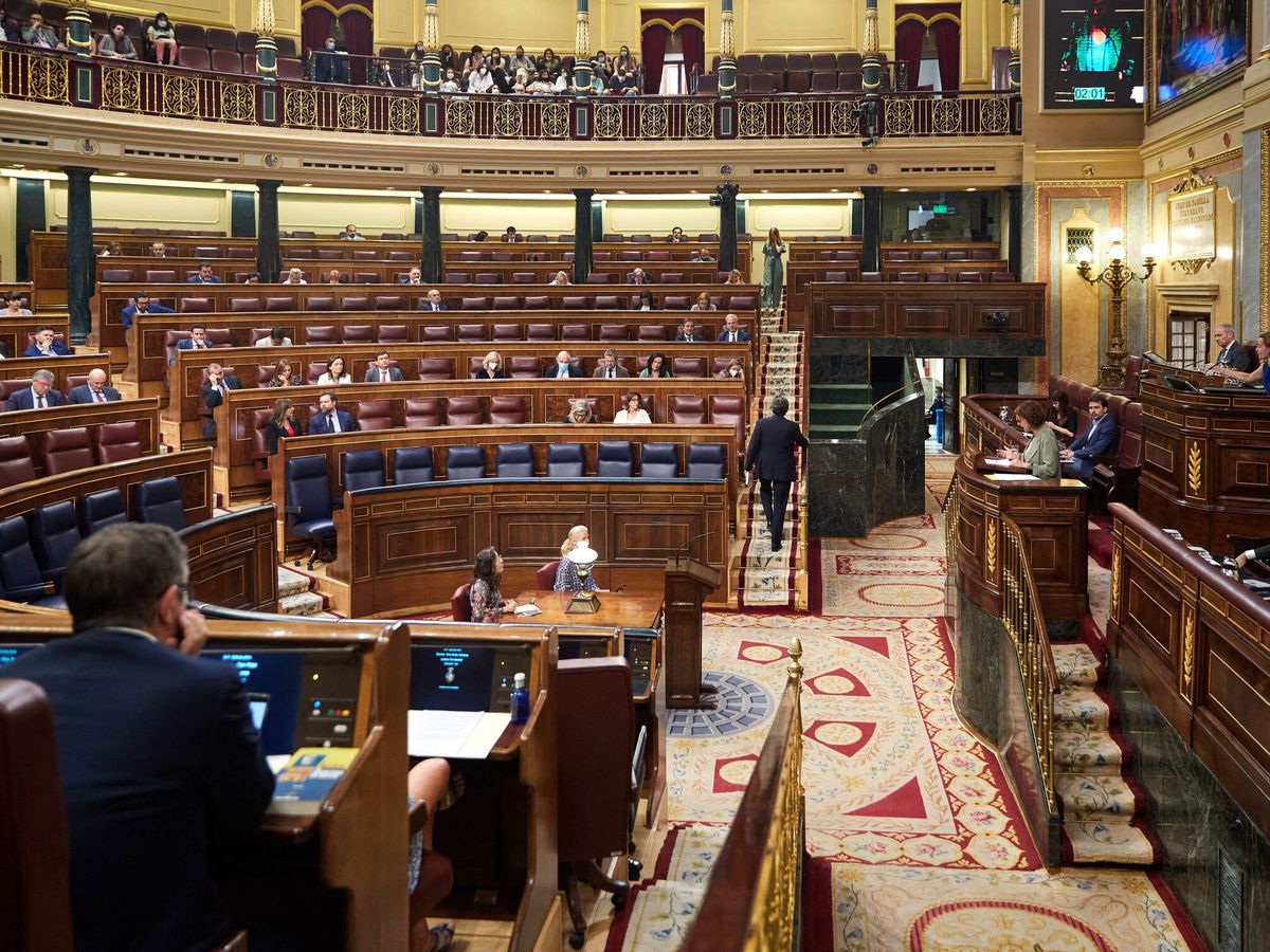 Foto: Pleno en el Congreso de los Diputados. (EFE/Miguel Osés)