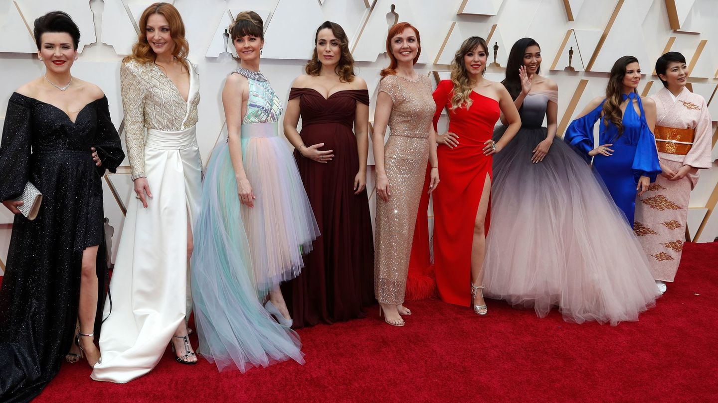 Gisela, con el resto de cantantes internacionales de 'Frozen II'. (Reuters)