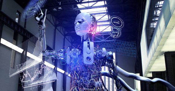 Foto: Robot de inteligencia artificial. (iStock)