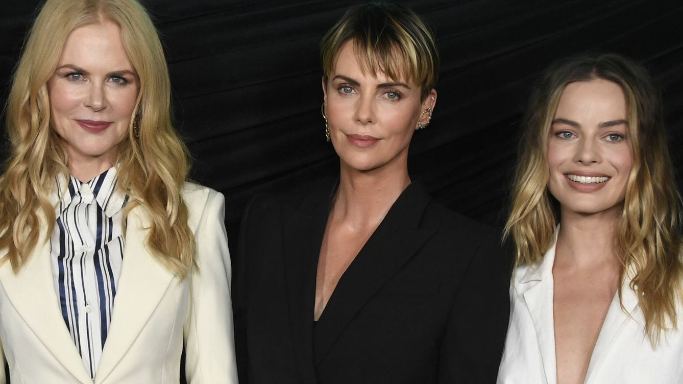 Nicole Kidman y Margot Robbie coinciden vestidas 'casi iguales'