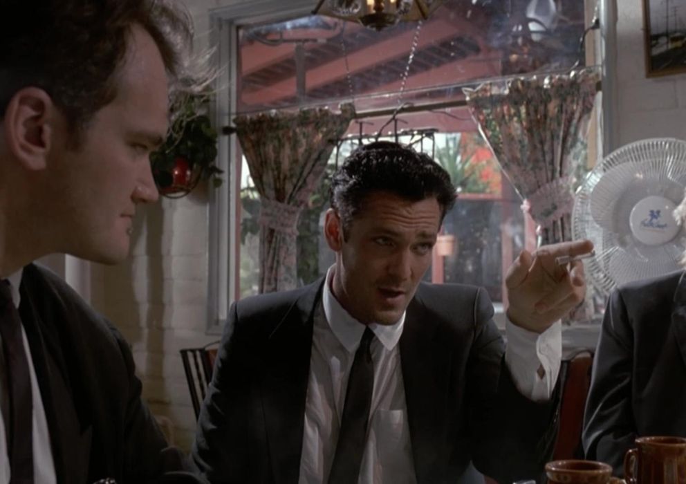 Foto: A la izquierda, Quentin Tarantino; a la derecha, Edward Bunker
