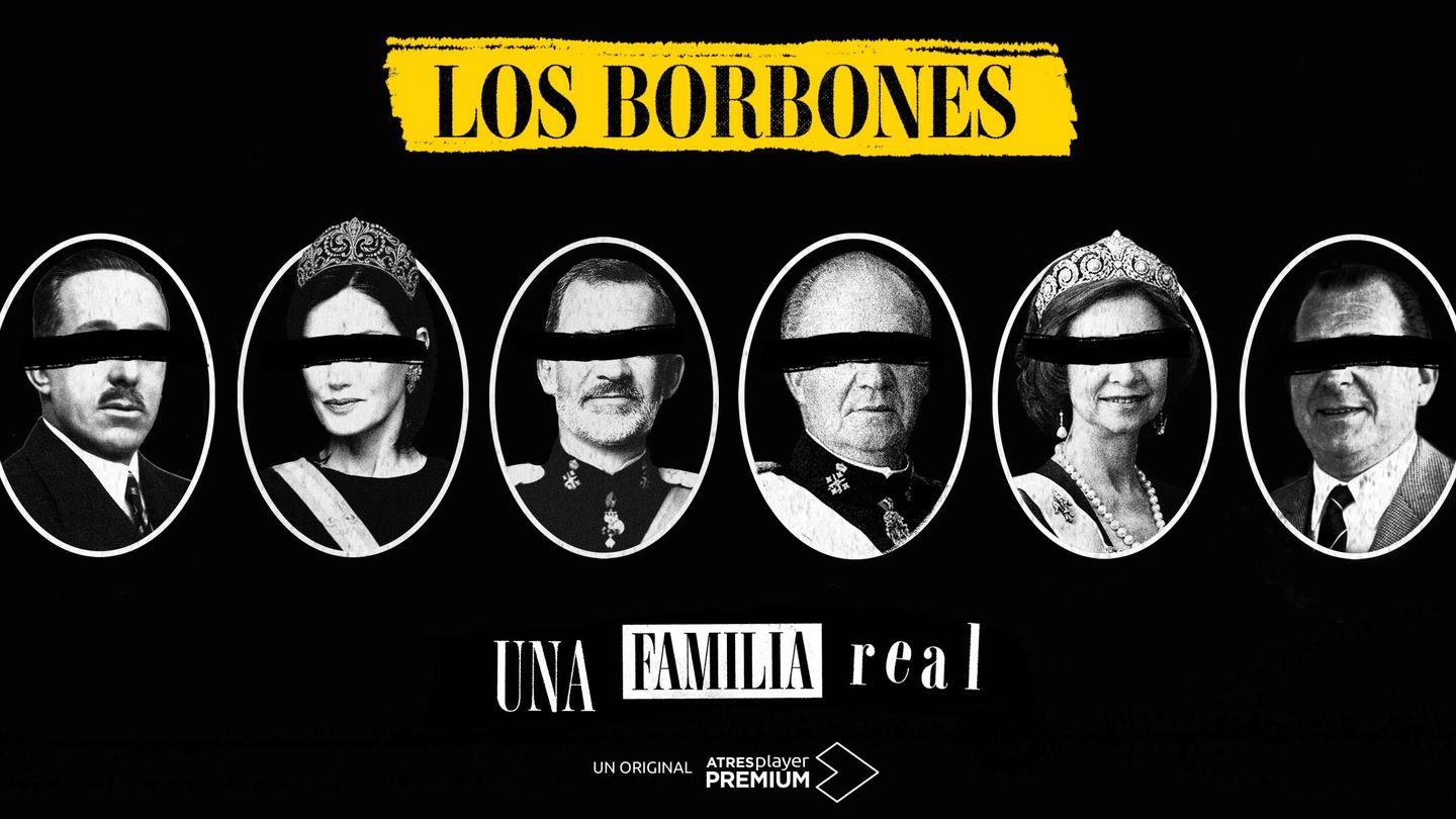 Cartel promocionar de 'Los Borbones: una familia real'. (Atresplayer)