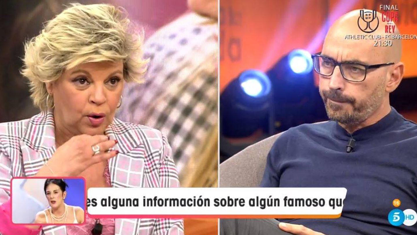 Terelu Campos y Diego Arrabal, en 'Viva la vida'. (Mediaset España)