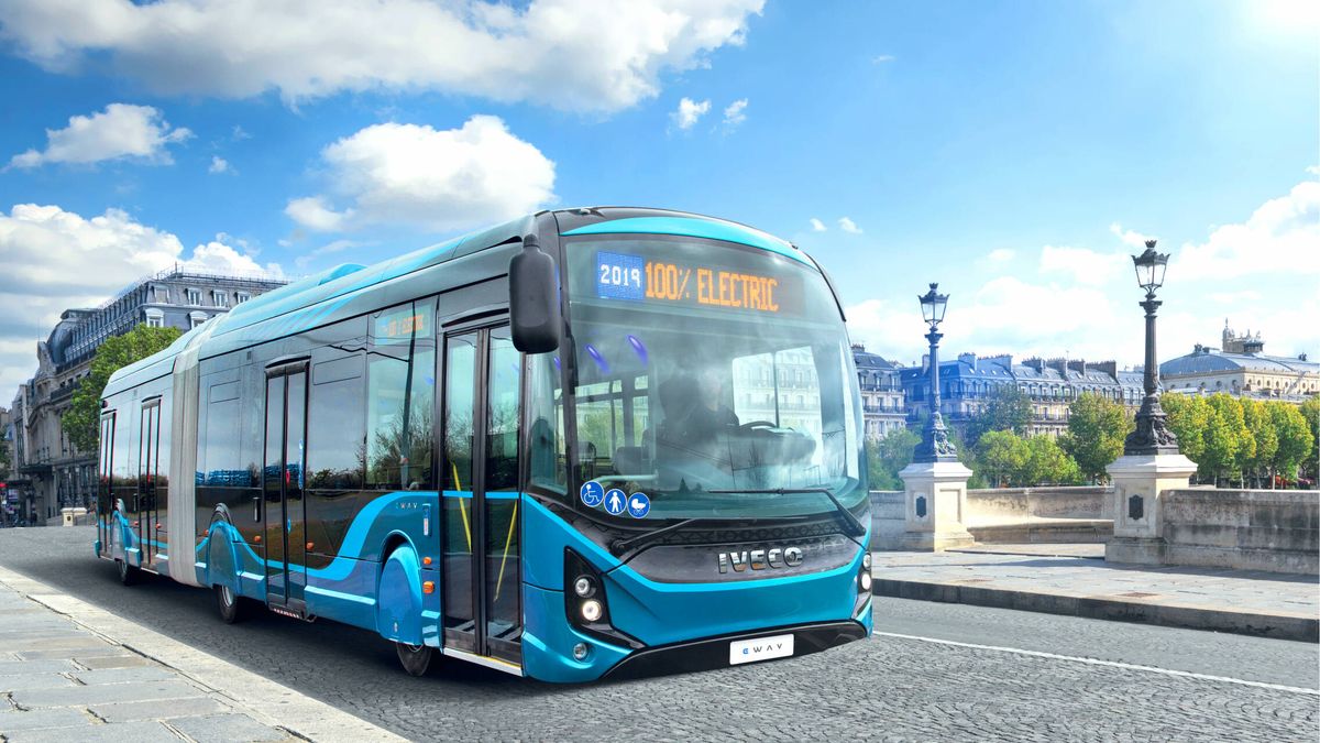 Iveco Bus E-Way, un autobús 100% eléctrico con una autonomía de récord