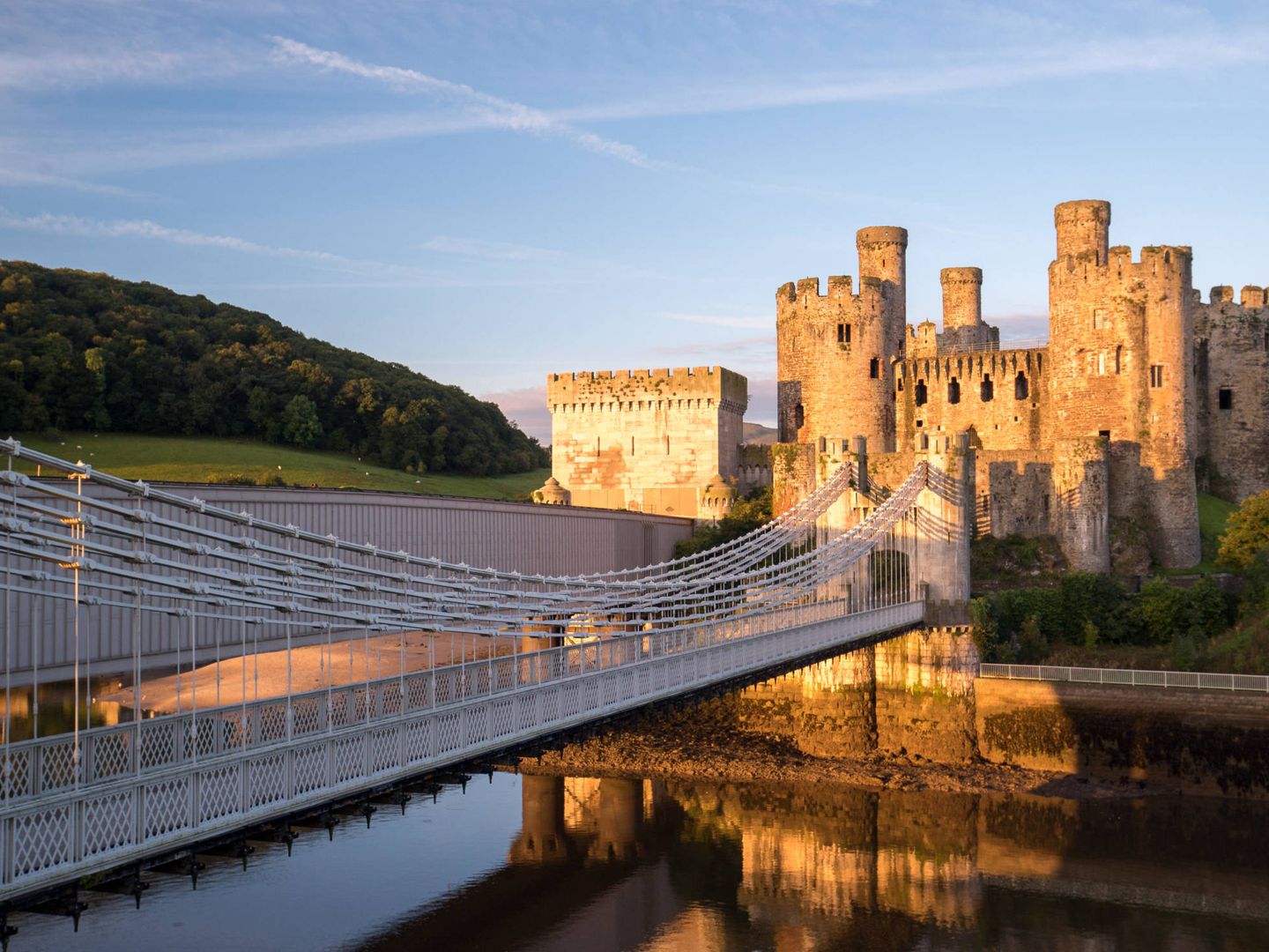 El castillo de Comwy, de cuento. (Foto: Visit Gales)