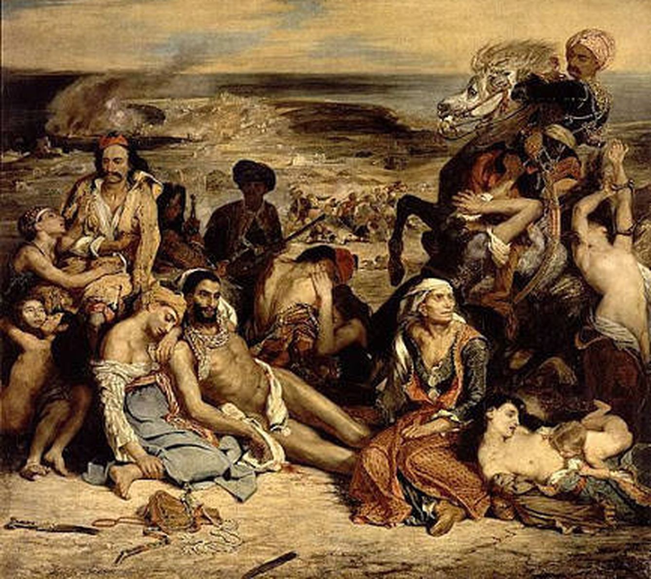 Delacroix - 'La matanza de Quíos'