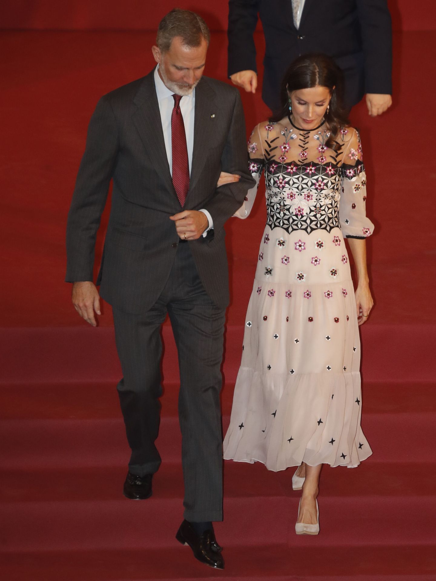 Los reyes Felipe y Letizia, en un acto reciente. (EFE/Javier Cebollada)