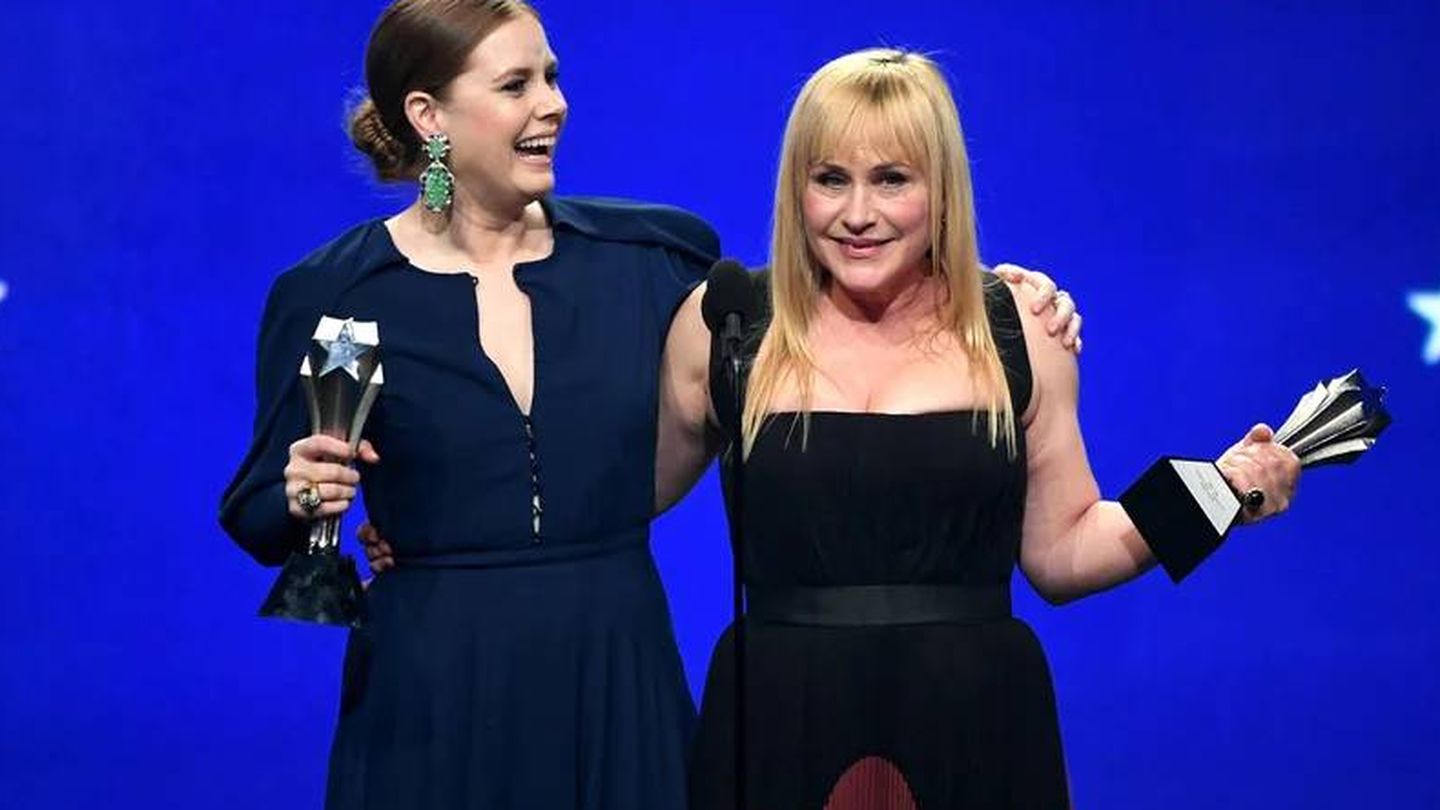 Amy Adams y Patricia Arquette en los Critics' Choice Awards. (Agencias)