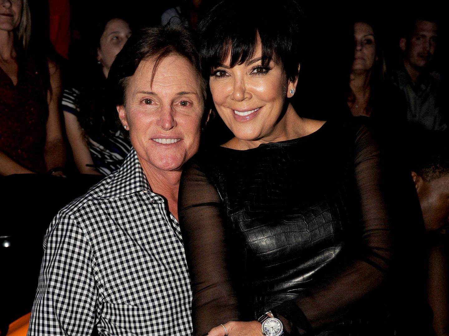 Bruce Jenner junto a Kris, la madre de las Kardashian (Gtres)
