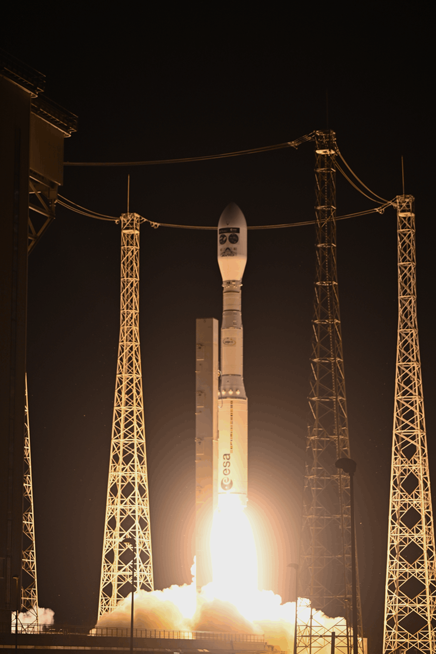 Despegue del vuelo VV30 de la Agencia Espacial Europea. (ESA/S. Corvaja)