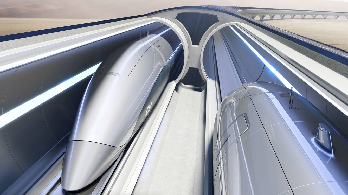 Foto: ZHA va a aplicar su estilo de diseño futurista al transporte del futuro. (HyperloopTT)