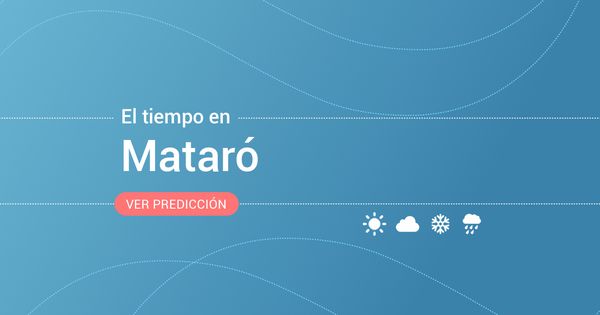 Foto: El tiempo en Mataró. (EC)