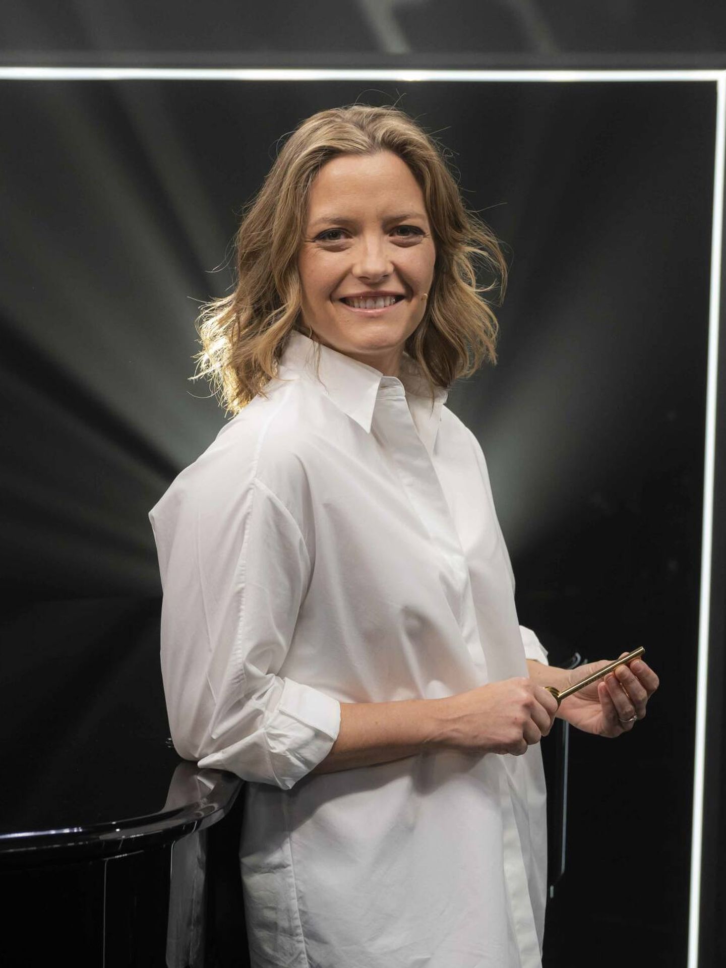 María Casado, presentadora de 'Las tres puertas'. (TVE)
