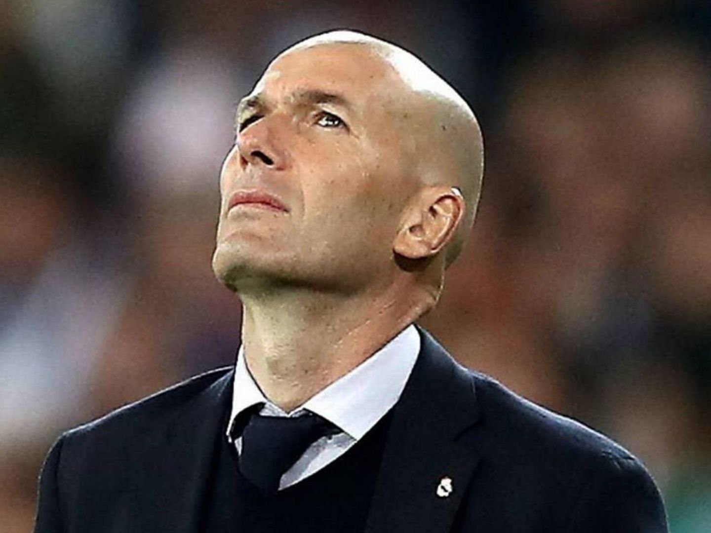 Zidane, durante un partido del Real Madrid. (EFE/Luis Díaz)