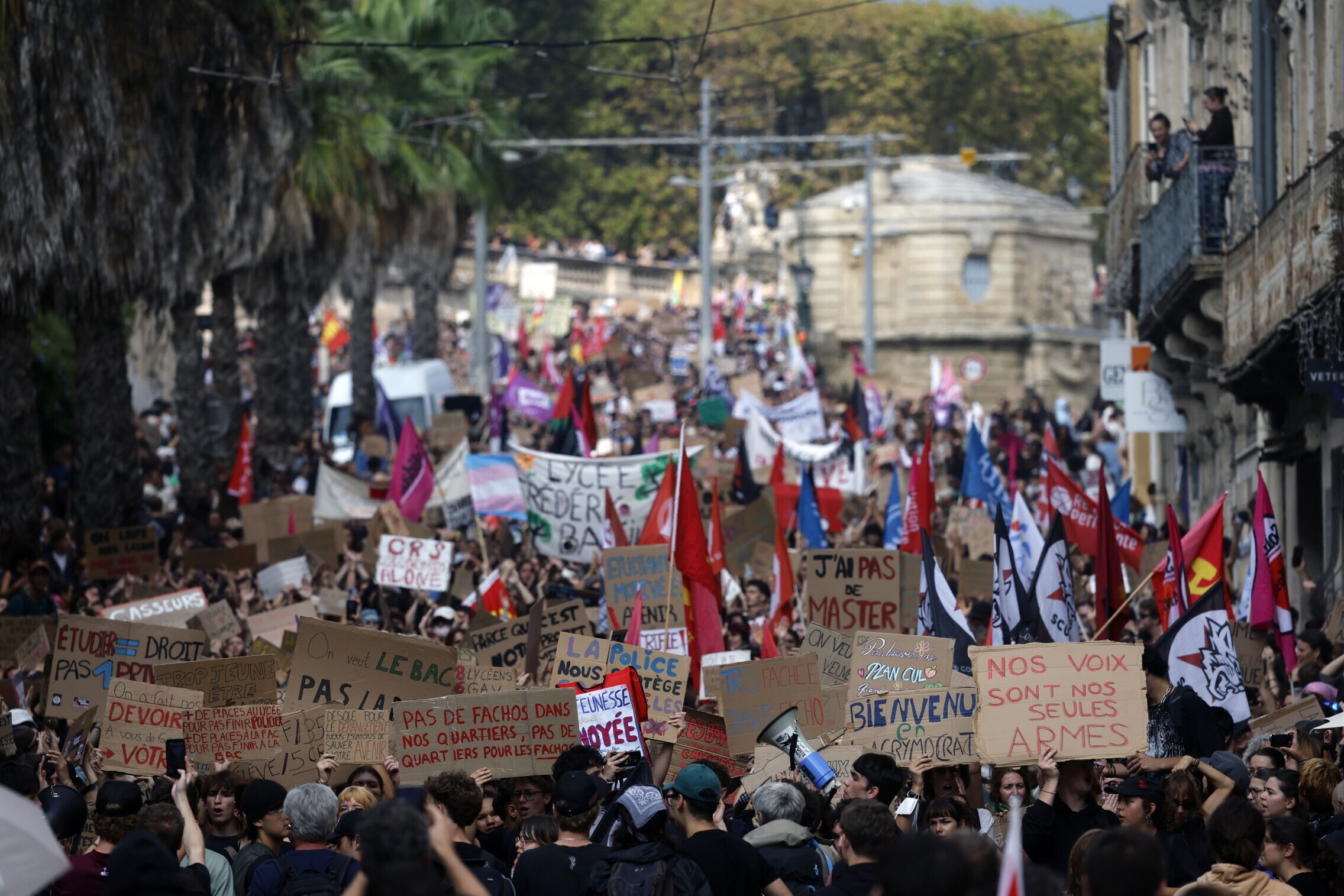 Foto de Miles de estudiantes franceses se movilizan contra los recortes del Gobierno para reclamar más inversión 