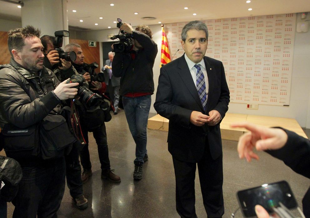 Foto: El conseller de Presidencia de la Generalitat de Cataluña, Francesc Homs. (EFE)