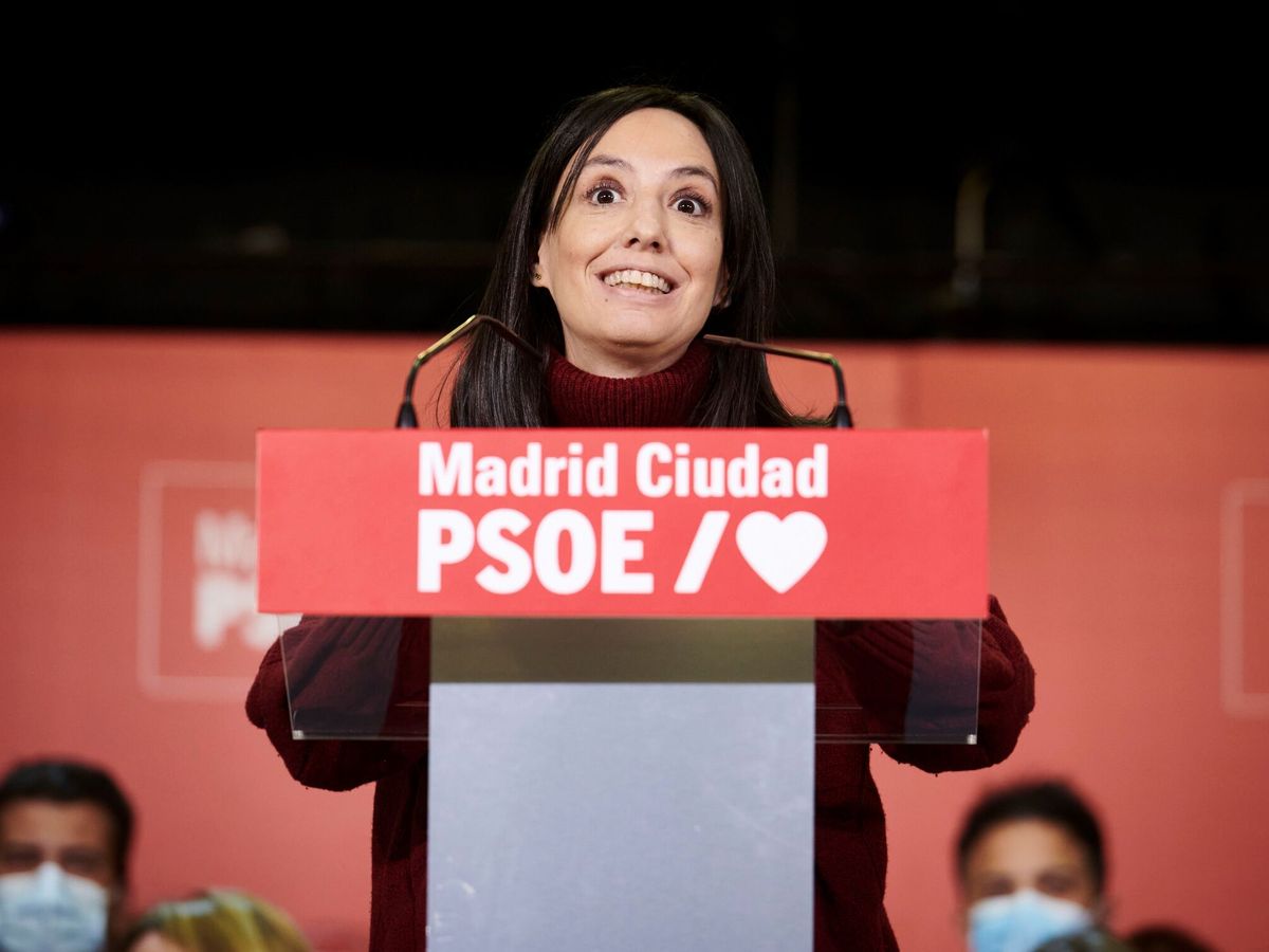 Foto: La delegada del Gobierno en Madrid y secretaria general del PSOE en la capital, Mercedes González, durante un acto de partido. (EFE/Luca Piergiovanni)