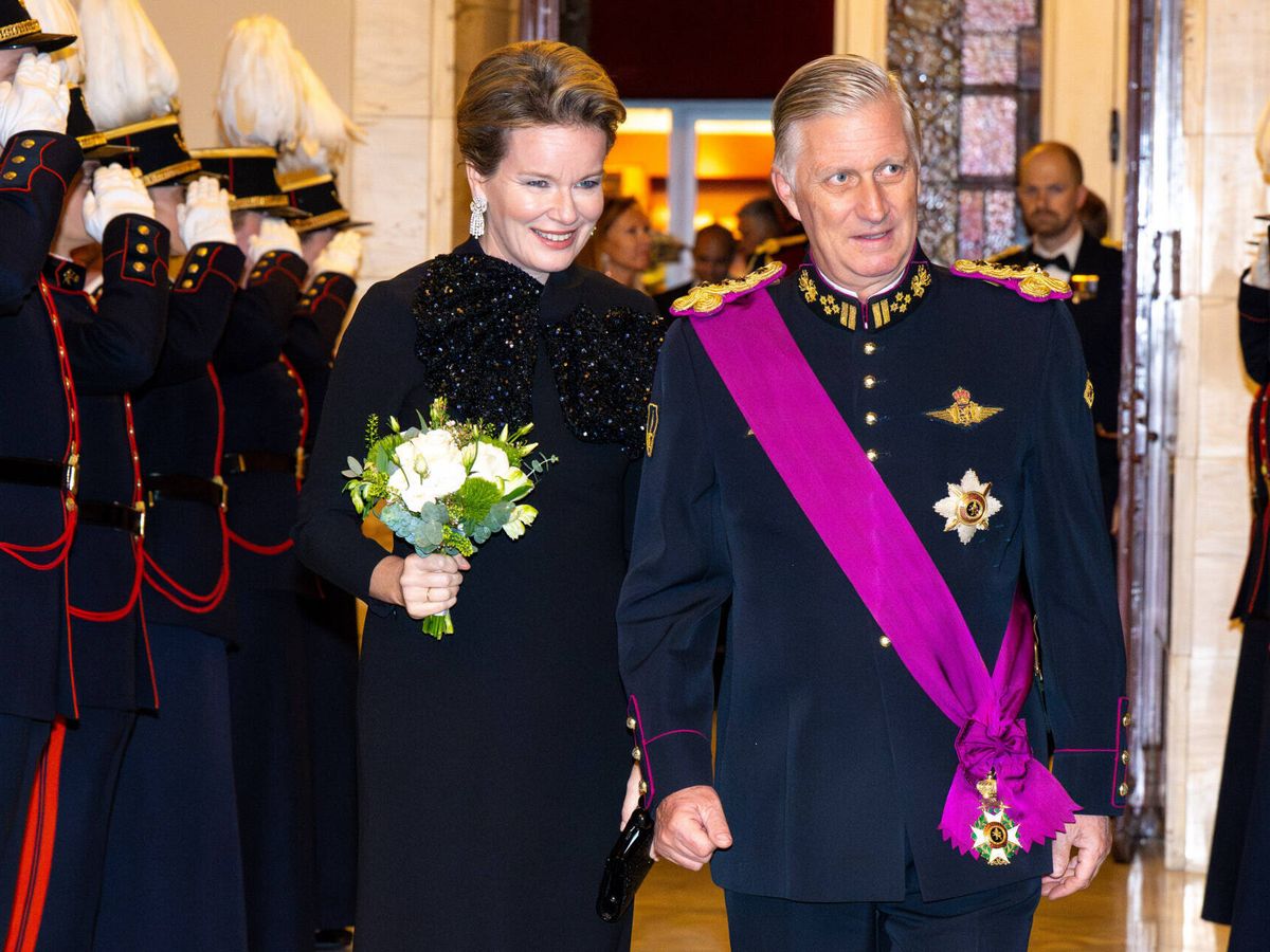 Foto: Matilde y Felipe de Bélgica asisten al concierto de gala en honor de su décimo aniversario en el trono. (Gtres)