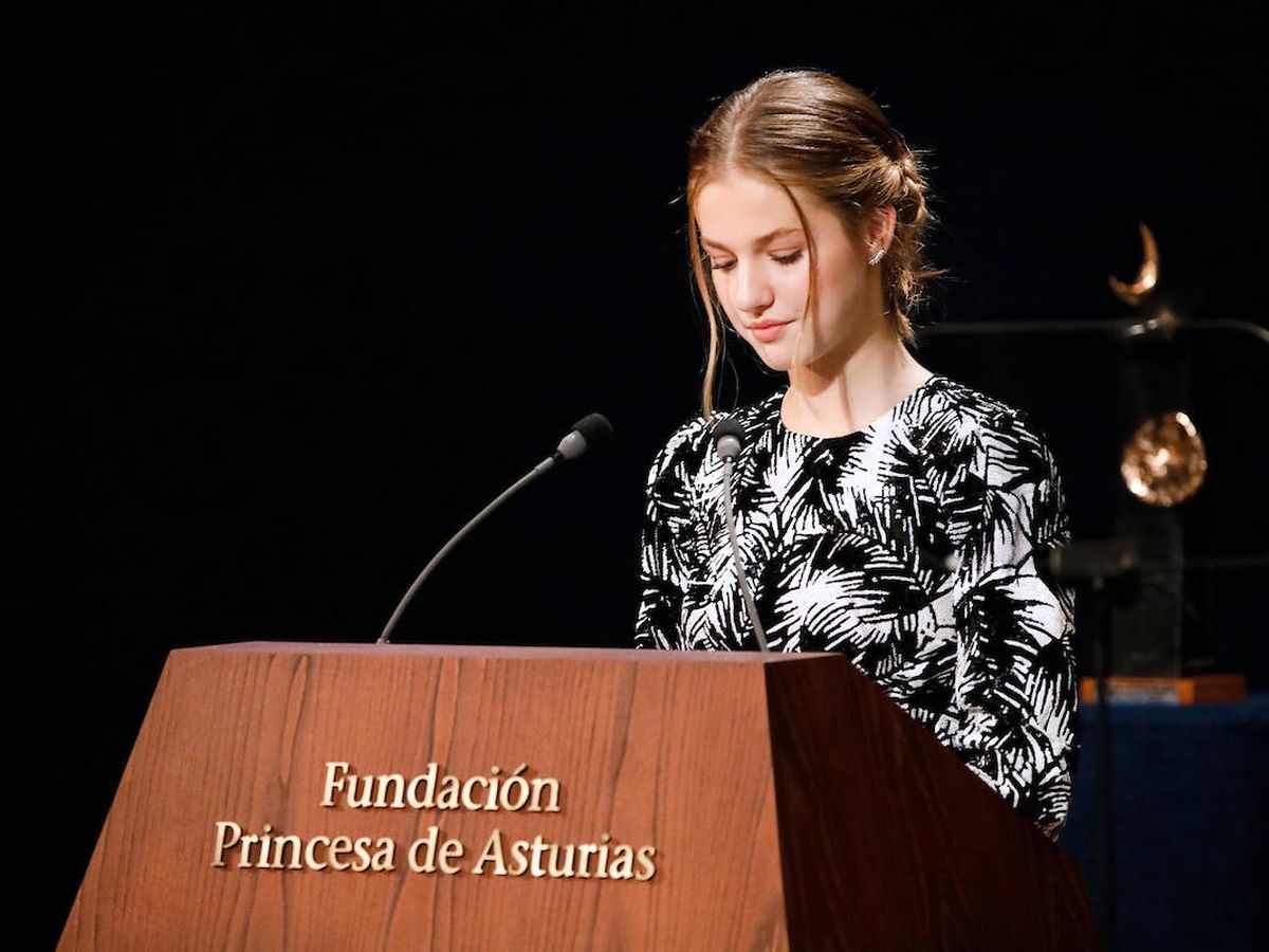 Foto: La princesa Leonor, en la gala de los Premios Princesa de Asturias 2022. (Limited Pictures)
