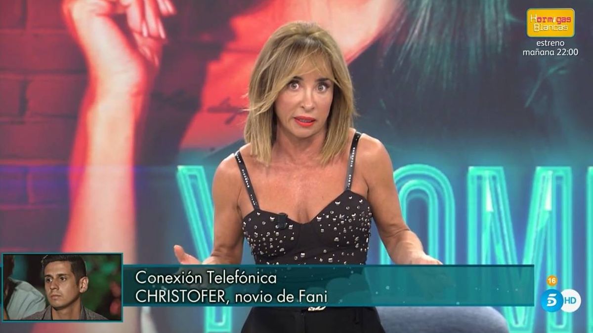 María Patiño destroza a Christofer con una incómoda pregunta en el 'Deluxe' de Fani Carbajo