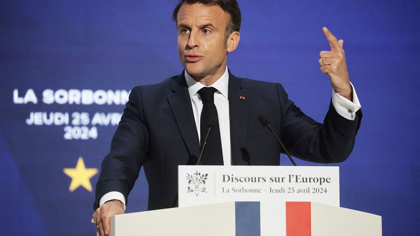 Macron pide evitar la muerte de Europa con poder, prosperidad y humanismo